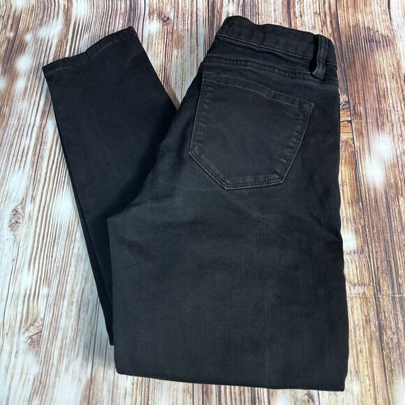 KanCan Denim - KanCan Mid Rise Skinny Jeans Juniors Size 9/28 Black Denim Pants 27x28